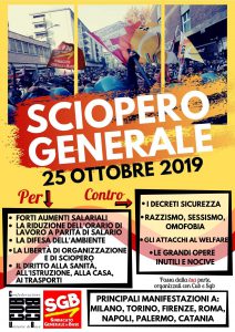 24 horas de huelga en Italia.