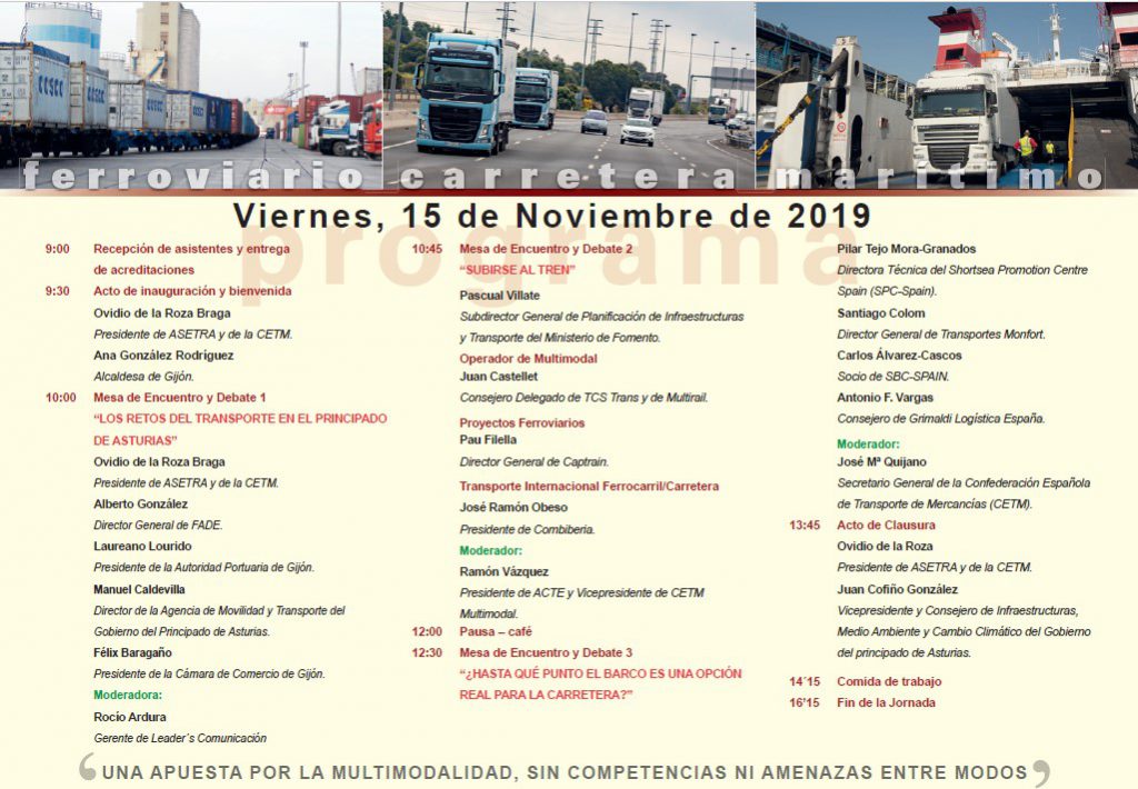 Mesas y debates en el Foro de Transporte Multimodal