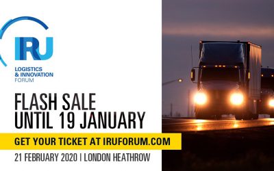 La IRU pone en marcha la venta flash de entradas para la segunda edición del Foro de Logística e Innovación