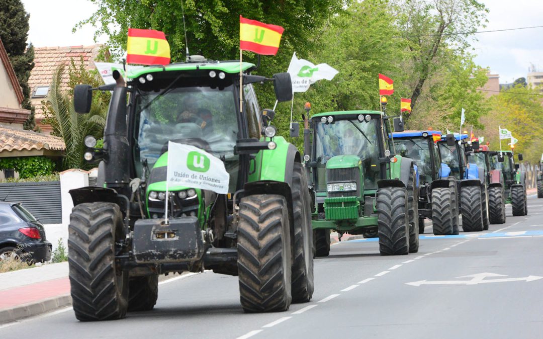 Tractorada en Toledo