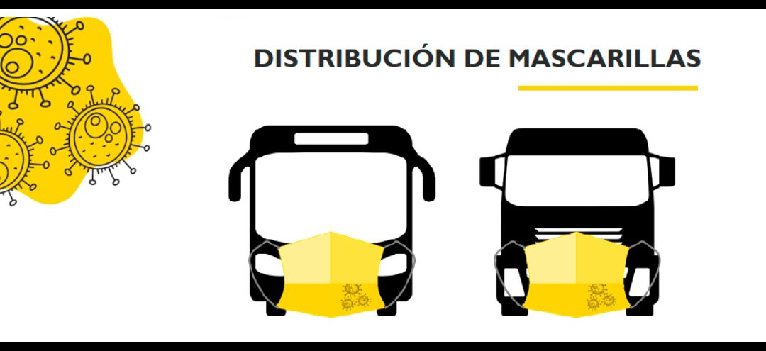 El Ministerio de Transportes, Movilidad y Agenda Urbana realizará un segundo reparto de mascarillas: cuatro por vehículo