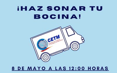 Convocatoria el 8 de mayo para hacer sonar las bocinas de los camiones en reconocimiento de los trabajadores del sector