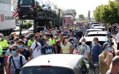 Cortada la C-17 en Montcada i Reixac en sentido Barcelona