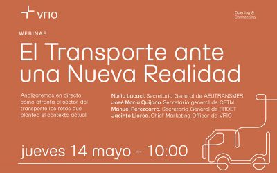 CETM participa en el webinar ‘El Transporte ante una Nueva Realidad’, organizado por Vrio