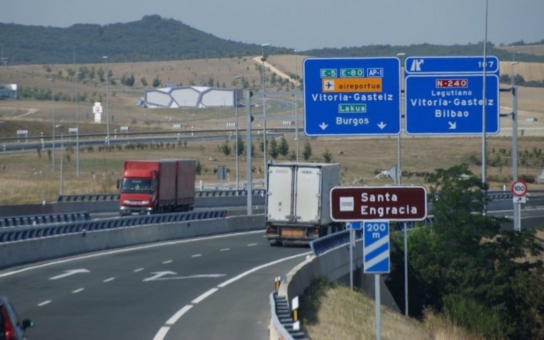 Vuelven las restricciones a la circulación de camiones en el País Vasco