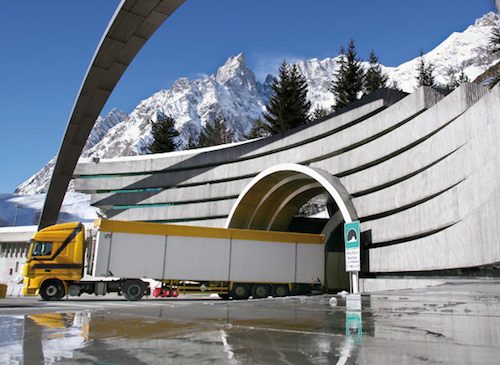 Cortes de circulación en el Túnel del Mont Blanc