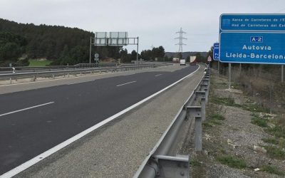 Incidencias a la circulación por obras en la A-2
