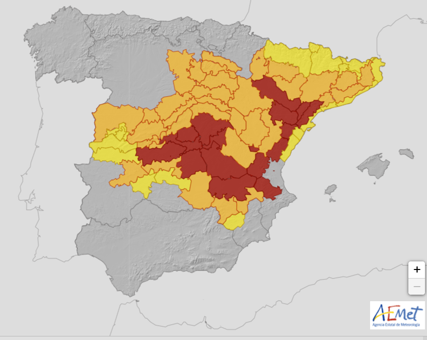 Borrasca Filomena: las nevadas se desplazarán hacia el norte de España este sábado