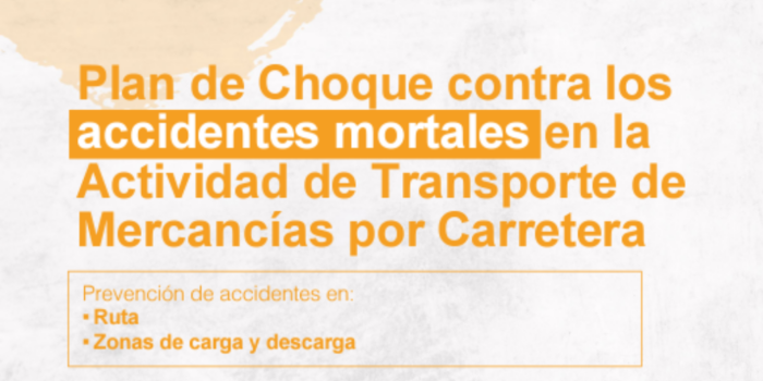 Plan de choque contra los accidentes mortales en el transporte