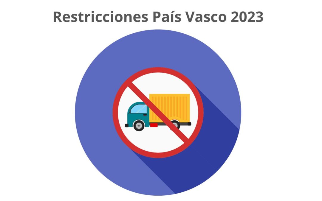 Publicadas las restricciones a la circulación de camiones en el País Vasco en 2023