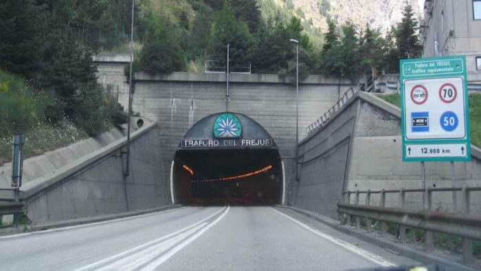 Cierre del túnel de Fréjus