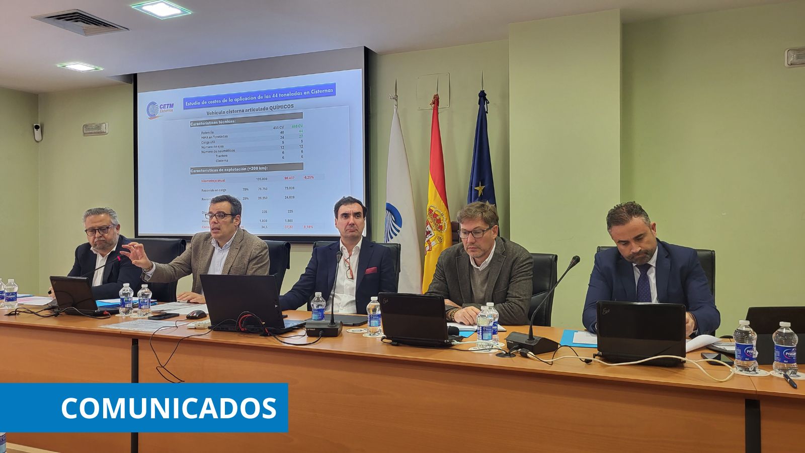 CETM CISTERNAS presenta un estudio sobre el efecto de las 44 toneladas en el transporte en cisternas