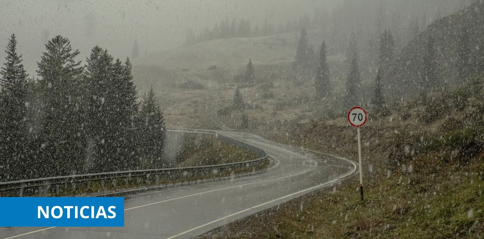 Aviso por nieve y lluvias