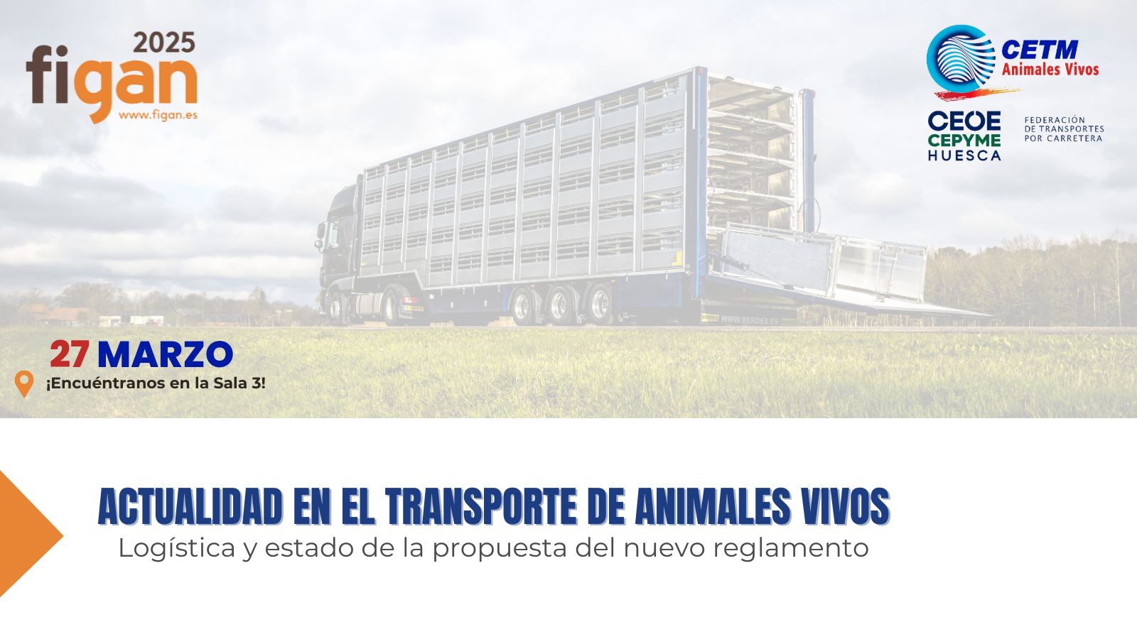 CETM Animales Vivos organiza una jornada en FIGAN para abordar la propuesta del Reglamento de la UE