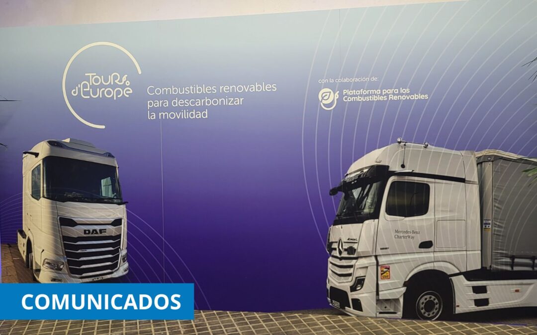El Tour d´Europe subraya la contribución de los combustibles renovables a la descarbonización del transporte de carretera