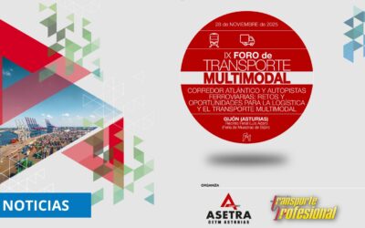Asetra y Transporte Profesional celebran el IX Foro de Transporte Multimodal en Gijón el 28 de noviembre
