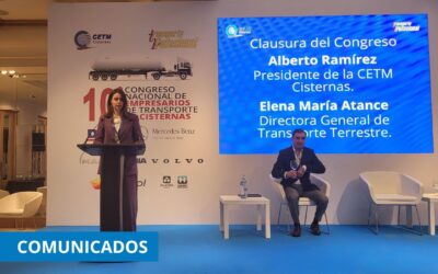 Transportes anuncia en el 10º Congreso de CETM Cisternas que actualizará el Observatorio de Costes ante las 44 t