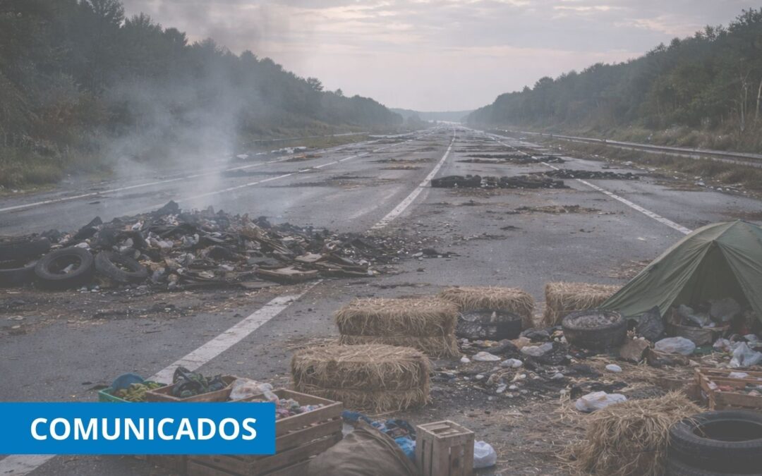 La CETM alerta de los daños en las infraestructuras viarias tras los bloqueos y pide que no se corten carreteras en futuras protestas