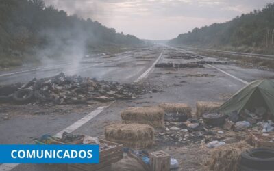La CETM alerta de los daños en las infraestructuras viarias tras los bloqueos y pide que no se corten carreteras en futuras protestas