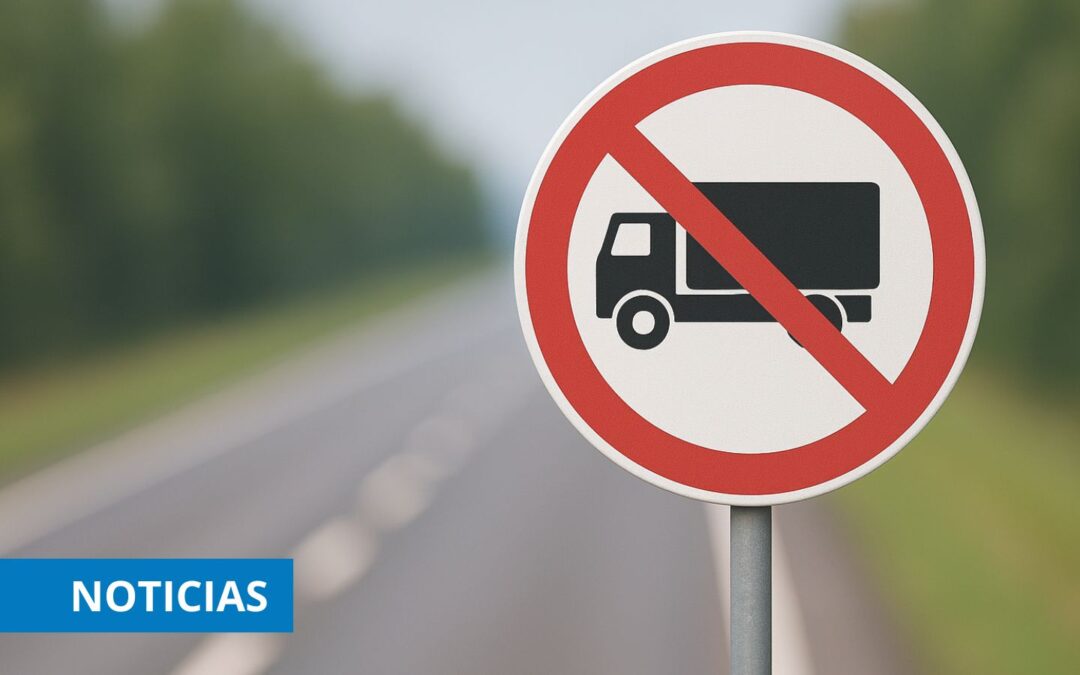 La DGT publica las restricciones a la circulación de camiones en 2026