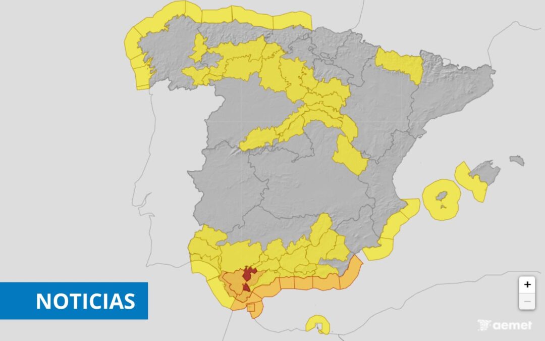 La AEMET lanza un aviso especial por lluvias intensas y extraordinariamente persistentes
