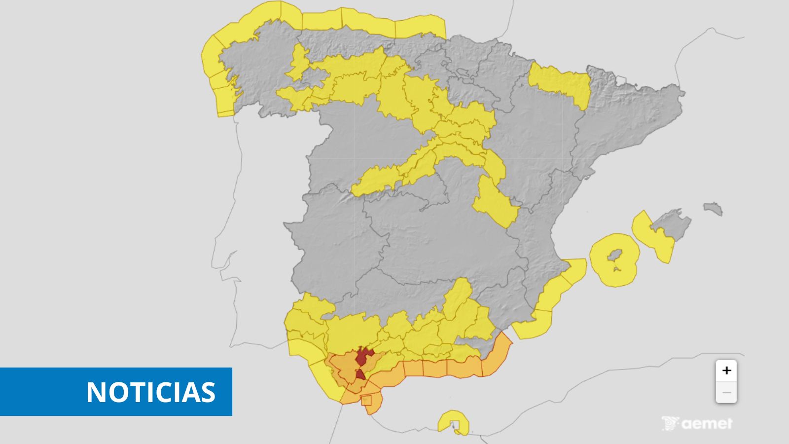 Mapa de avisos