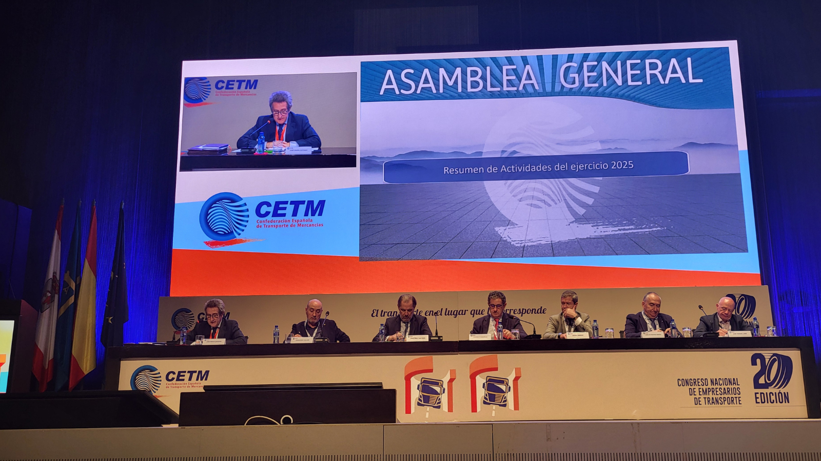 El 20º Congreso de la CETM arranca en Gijón con una reivindicación del papel estratégico del transporte de mercancías por carretera