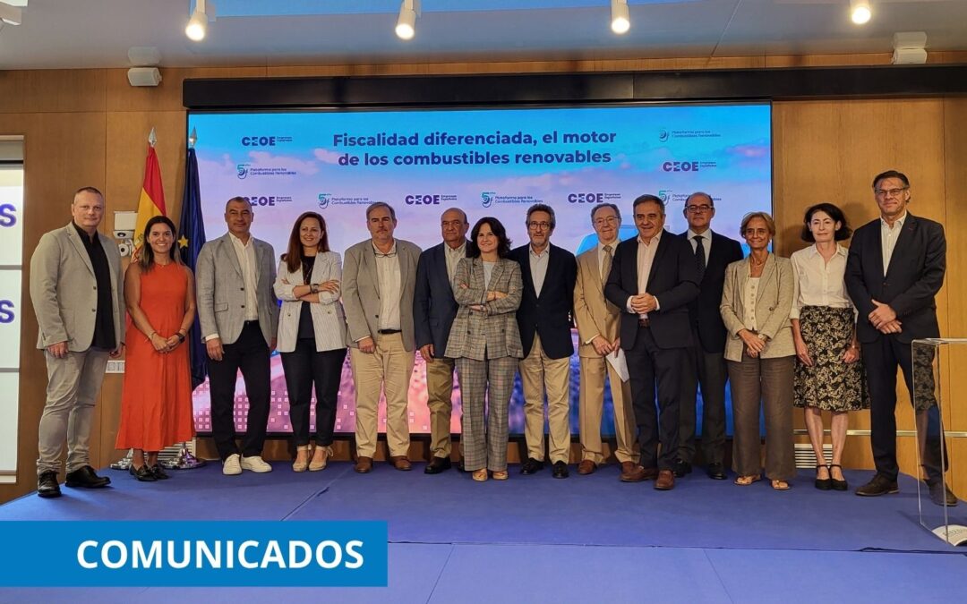 España puede dar un impulso decisivo al consumo de combustibles renovables con un marco fiscal alineado con la Unión Europea